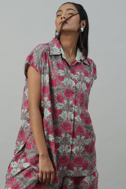 PINK POPPY SHIRT SET (2 pcs)