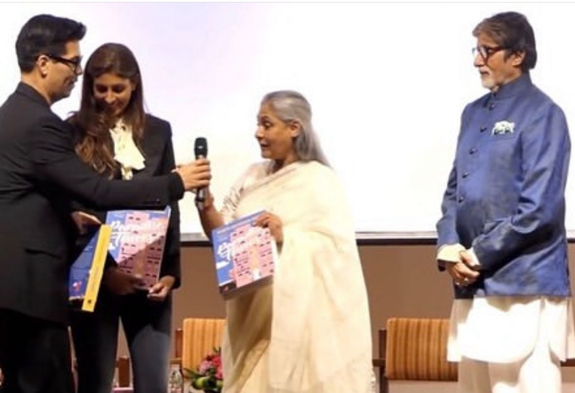 Jaya Bachchan inEcru Linen Sari