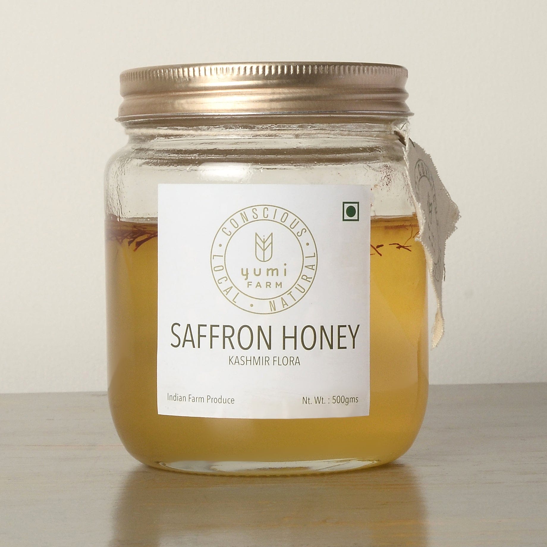 Natural Kashmir Saffron Honey